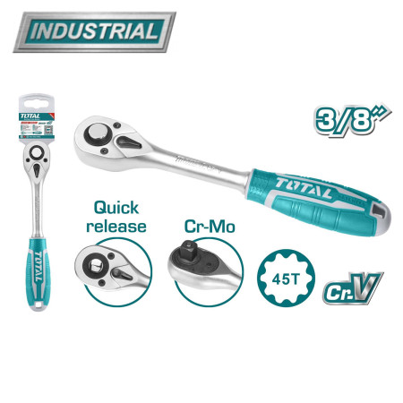 Ключ-трещотка 3/8 " TOTAL THT106386 Ключ-трещотка 3/8 " TOTAL THT106386
