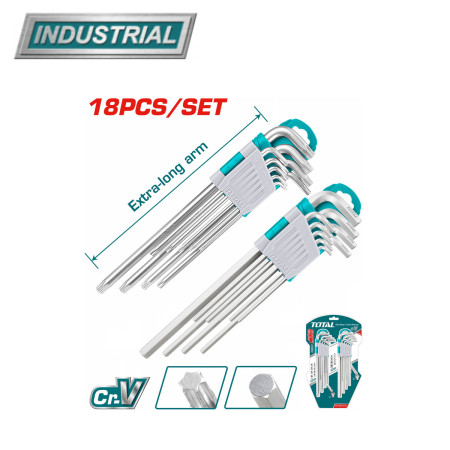 Набор ключей TOTAL THT106KT0181 (18 шт)