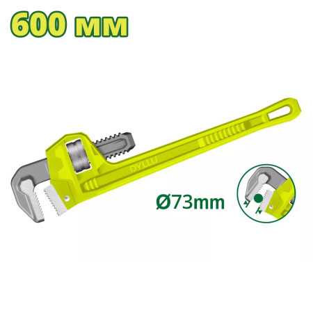 Ключ трубный 600 мм L-образный DYLLU DTPW1124 Ключ трубный 600 мм L-образный DYLLU DTPW1124