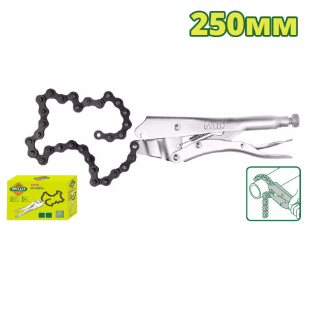 Зажим-ключ трубный цепной 250мм DYLLU DTLP5510 Зажим-ключ трубный цепной 250мм DYLLU DTLP5510