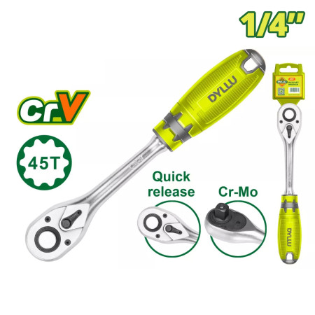 Ключ-трещотка 1/4 " DYLLU DTRW1214