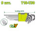 Набор ключей Torx T10-T50 мм DYLLU DTHK3291 (9 шт.) Набор ключей Torx T10-T50 мм DYLLU DTHK3291 (9 шт.)