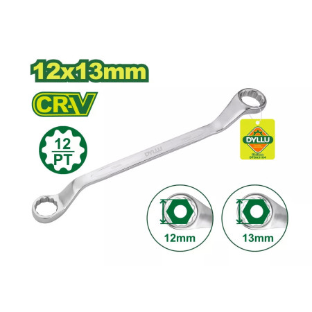 Ключ накидной 12х13 мм DYLLU DTSA3104