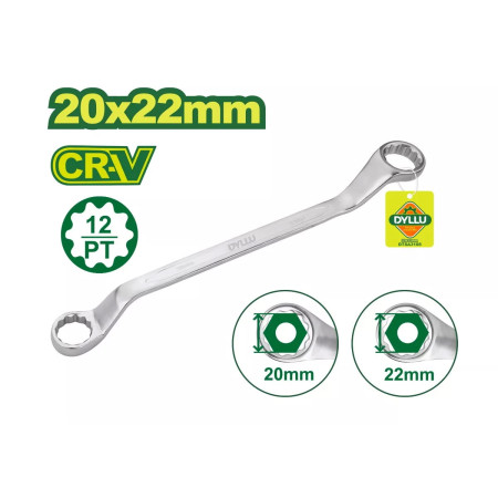 Ключ накидной 20х22 мм DYLLU DTSA3108