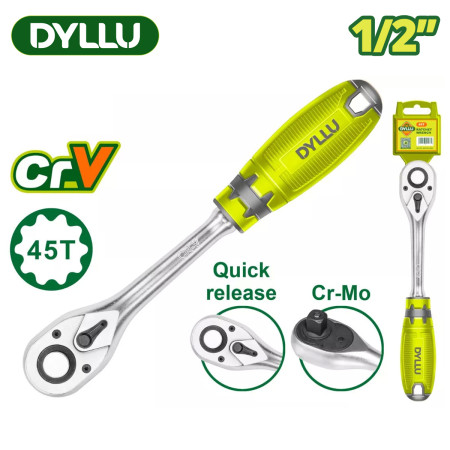 Ключ-трещотка 1/2 " DYLLU DTRW1212 Ключ-трещотка 1/2 " DYLLU DTRW1212