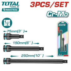 Набор удлинителей ударных 1/2 " TOTAL THISEB12031 (3 шт)