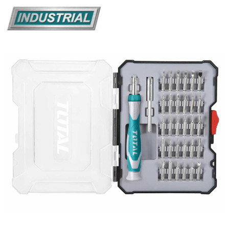 Набор прецизионных отверток TOTAL TACSD30326 (32 шт) Набор прецизионных отверток TOTAL TACSD30326 (32 шт)