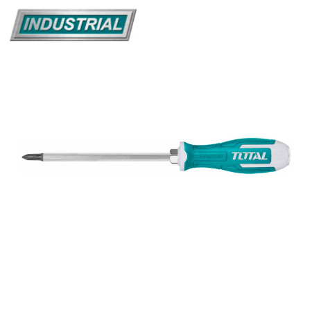 Отвертка крестовая PH2 150 мм ударная TOTAL THGSPH21506 Отвертка крестовая PH2 150 мм ударная TOTAL THGSPH21506