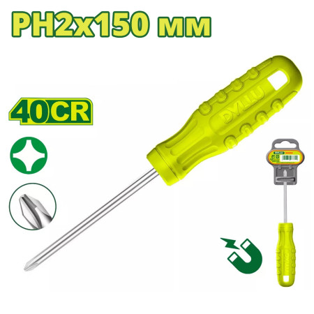 Отвертка крестовая PH2 150 мм DYLLU DTSD4926