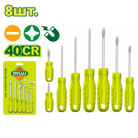 Набор отверток DYLLU DTSS2408 (8 шт.) Набор отверток DYLLU DTSS2408 (8 шт.)