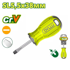 Отвертка шлицевая SL5,5 38мм DYLLU DTSD1251