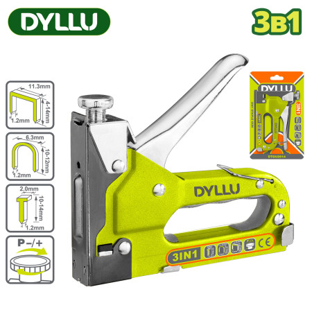 Скрепочный пистолет 3 в 1 DYLLU DTGU2614 Скрепочный пистолет 3 в 1 DYLLU DTGU2614