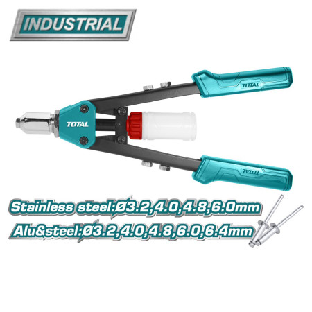 Заклепочник 2,4-6,4 мм TOTAL THT32131 Заклепочник 2,4-6,4 мм TOTAL THT32131