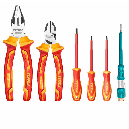Набор инструментов диэлектрических TOTAL THKIST3062 (6 шт) Набор инструментов диэлектрических TOTAL THKIST3062 (6 шт)
