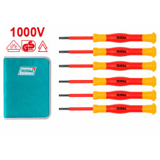 Набор отверток прецизионных диэлектрических TOTAL THKIPSD0601 (6 шт)