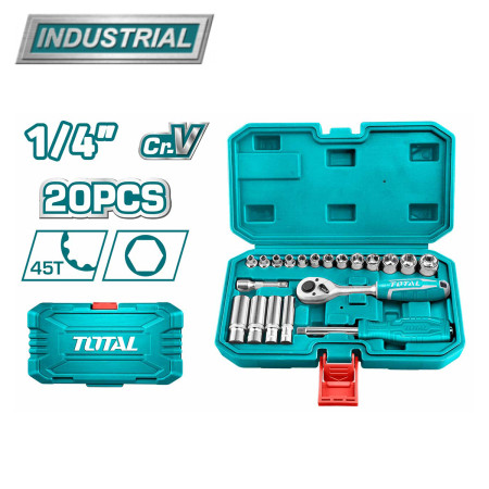 Набор инструментов TOTAL THT141201 (20 предметов)