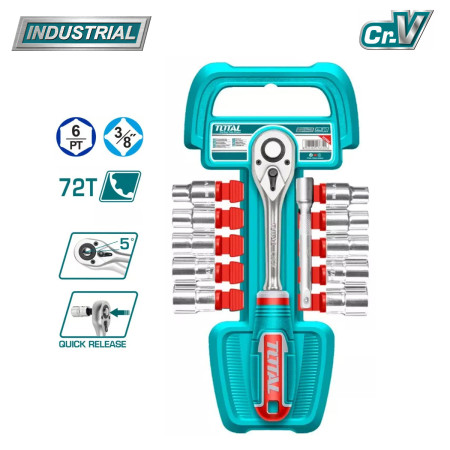 Набор инструментов TOTAL THT381121 (12 предметов)