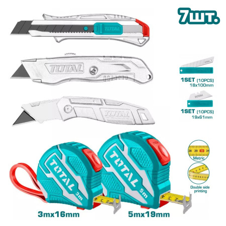 Набор инструментов TOTAL TOS23039 (7 предметов)