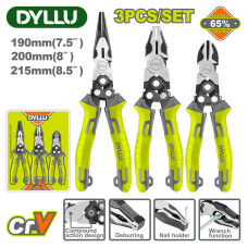 Набор шарнирно-губцевого инструмента DYLLU DTPS0403 (3 шт)