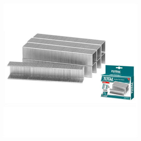 Скобы 12 мм TOTAL THT39121 (1000 шт) Скобы 12 мм TOTAL THT39121 (1000 шт)