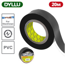 Изолента 20 м DYLLU DTPN2001 (черная)
