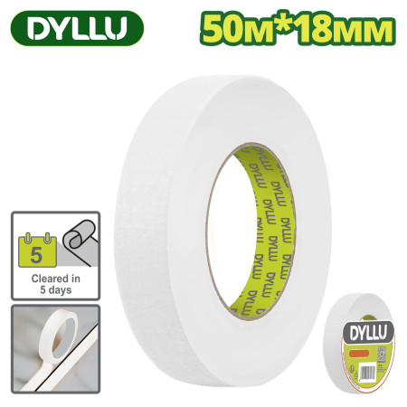 Скотч (лента) малярный 18 мм х50м DYLLU DTPN6H18 Скотч (лента) малярный 18 мм х50м DYLLU DTPN6H18