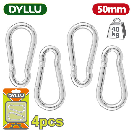 Карабины 50 мм DYLLU DTQL2K02 (4 шт) Карабины 50 мм DYLLU DTQL2K02 (4 шт)