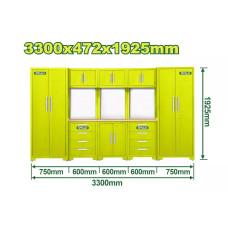 Модульная система сверхпрочных инструментальных шкафов DYLLU DTCS3A08