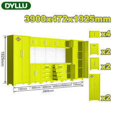 Модульная система сверхпрочных инструментальных шкафов DYLLU DTCS3A10