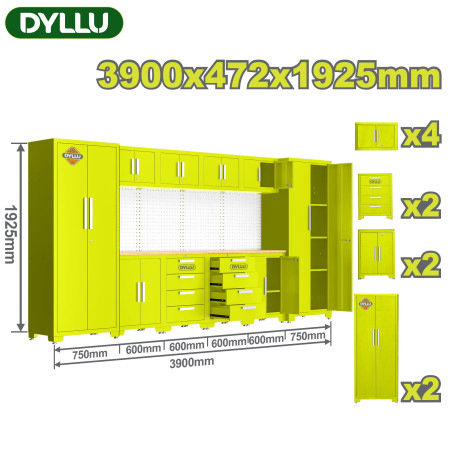 Модульная система сверхпрочных инструментальных шкафов DYLLU DTCS3A10