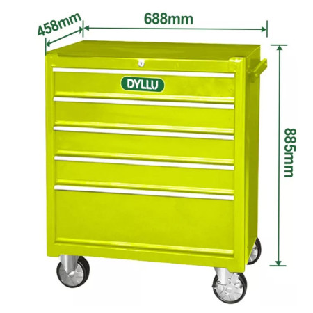 Тележка инструментальная 688x458x735мм DYLLU DTCS2A05 Тележка инструментальная 688x458x735мм DYLLU DTCS2A05