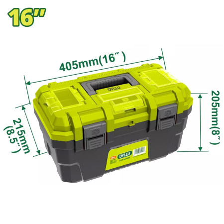 Пластиковый ящик для инструментов 405x215x205мм DYLLU DTTB1316 Пластиковый ящик для инструментов 405x215x205мм DYLLU DTTB1316