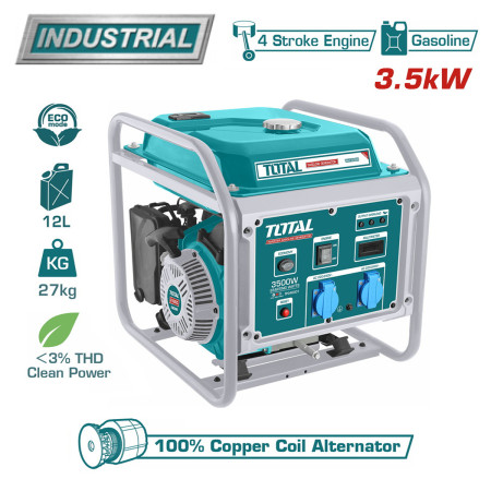 Генератор бензиновый инверторный TOTAL TP340001 Генератор бензиновый инверторный TOTAL TP340001