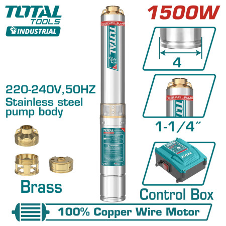 Насос погружной скважинный 4 " TOTAL TWP515006 Насос погружной скважинный 4 " TOTAL TWP515006