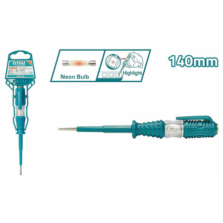 Отвертка индикаторная 3x140 мм TOTAL THT291408 Отвертка индикаторная 3x140 мм TOTAL THT291408
