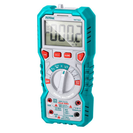 Мультиметр цифровой TOTAL TMT47504 Мультиметр цифровой TOTAL TMT47504