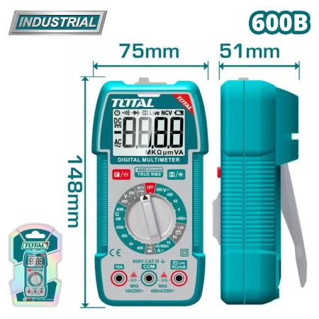 Мультиметр цифровой TOTAL TMT536002