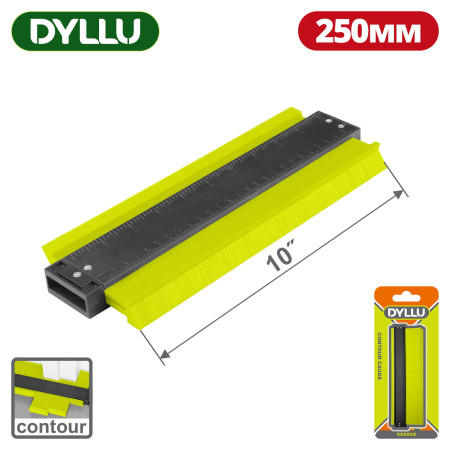 Шаблон для перенесения контуров 250мм DYLLU DTXZ6002