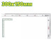 Угольник 300х150мм YLLU DTSR4330