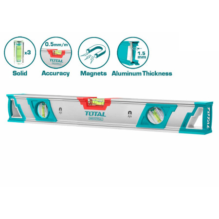 Уровень магнитный 600 мм TOTAL TMT26086M Уровень магнитный 600 мм TOTAL TMT26086M