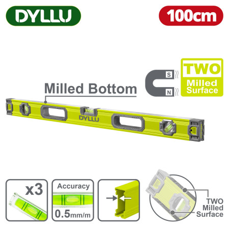 Уровень магнитный 1000мм DYLLU DTSL3G100 Уровень магнитный 1000мм DYLLU DTSL3G100