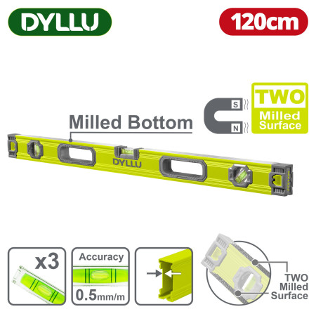 Уровень магнитный 1200мм DYLLU DTSL3G120 Уровень магнитный 1200мм DYLLU DTSL3G120