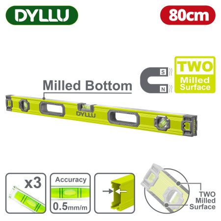 Уровень магнитный 800мм DYLLU DTSL3G80 Уровень магнитный 800мм DYLLU DTSL3G80