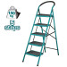 Стремянка стальная с 5-тью широкими ступенями TOTAL THLAD09051